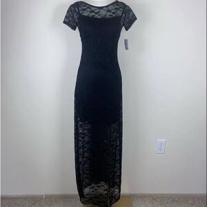 Target Wild Fable Black Lace Bodycon Dress